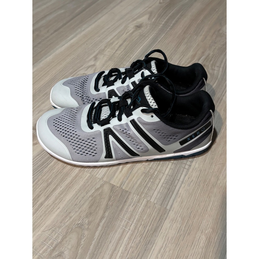 Xero Shoes HFS Womens Road Running Shoes Gray Black Minimalist Barefoot Size 8